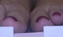 Italian girlfriend - A box under huge soles