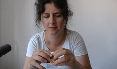 Ferrero Rocher and fudge eating