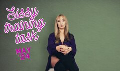 Sissy training task May 24