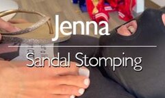 Jenna's Sandal Stomping