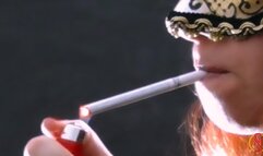 Muratti red 100s redhead closeup