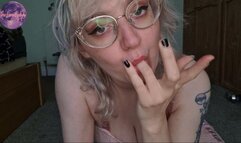 Black Nail Polish Oral Fixation