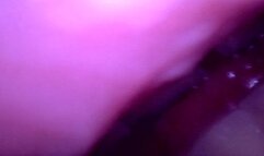 Teenie tries to watch TV from inside Giantess Big Mouth POV 1080