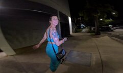 Dinner Date Ends with Puke and Piss All in her Own Face