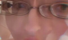 Saliva from my yawning mouth