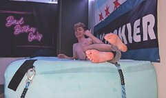 "Aiden's Feet Stimulated Until He Purrs!"