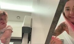 Sarah has diarrhea, Angie records her