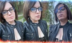 SMOKING IN LEATHER JACKET 2