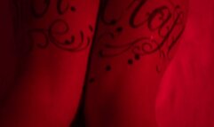 waxplay - A night by candlelight and very horny - Candle fetish dripping on woman's body -candles dripping on the body of hot tattooed Brazilian woman