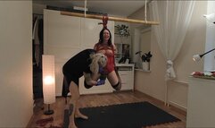 Homemade bondage with nettles