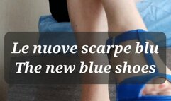 The new blue shoes
