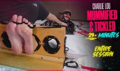 Mummified, Strapped Down and Tickled in the Stocks - Charlie Lou (Full HD 1080p, 50fps)