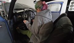 Punishing the car with my right foot