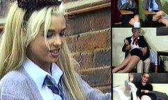 Schoolgirl Panty Spankings Movie wmv 320x240