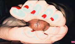 Blud red toejob solefuck extreme