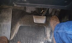 Driving in Brown Boots