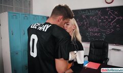 Am I in trouble I asked my shemale coach