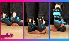 Climbing Shoes Cock Crush with full weight I Amadea