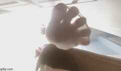 View from LilMizzUnique's shoe VR4K