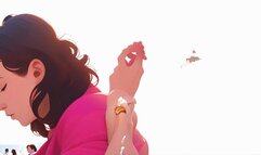 Cucked By AI Girl Teasing Dildo