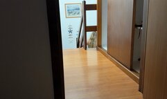 spying on stepmom peeing and washing pussy in bidet