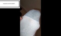 Kristi 3 day worth of hanes sock wear afterwork