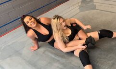 Blonde gets tapped out