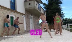 Cleo Domina - The punishment of apricots for immature slaves