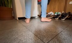 Kamila drains the battery of the Fiat Uno