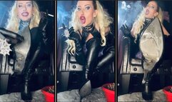 Human ashtray step-son watch step-mommy smoking a Marlboro red