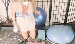 Foot massage, foot fisting and fisting my mare slut