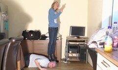 Chelsea's Super Hard Head Trampling Boots (4K)