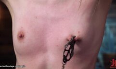 Slut in upside down bondage toyed 2
