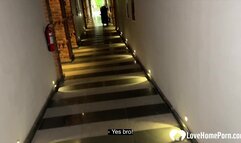 Blindfolded babe gets all holes filled up