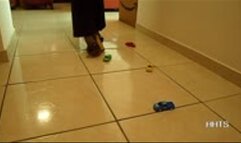 Mean goddess Evy crushes your favorite collectible toy cars and makes you kiss her shoes when done!