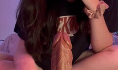 French pedi dildo footjob