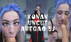 4K KONAN AHEGAO UNCUT BLOWJOB