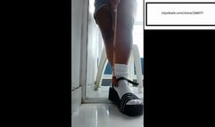 Brig_Sexi_Hot Socked feet in platforms