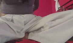 very hardcore MEDICAL: anal orgasm with squirt after inspection of the holes with latex gloves and vaginal suppository