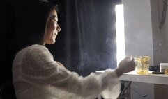 Sexy beauty smoking 4K