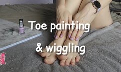 Toe Painting and Wiggling