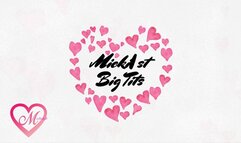 Micki1st body stocking oiling her big tits