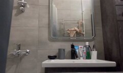 Watching Emma take a bath