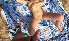 TOP COMPILATION WE FUCK AT THE BEACH almost taken by people around surely voyeurs