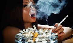 Look at my ashtray, I bet you wish you were here to see me fill it? Come and take a look ;) Muaa xx