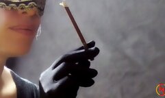 Smoking More 120s menthol with gloves