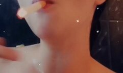 Bathtub smoking premium Snapchat