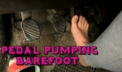 compilation pedal pumping barefoot and in slippers