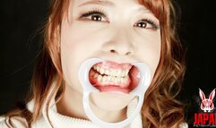 Explore Nanako's Mouth: A Close Encounter with Teeth and Tongue