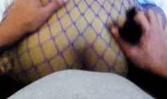 POV fucking Ebony NEKO Little Bleu J Bound and Gagged